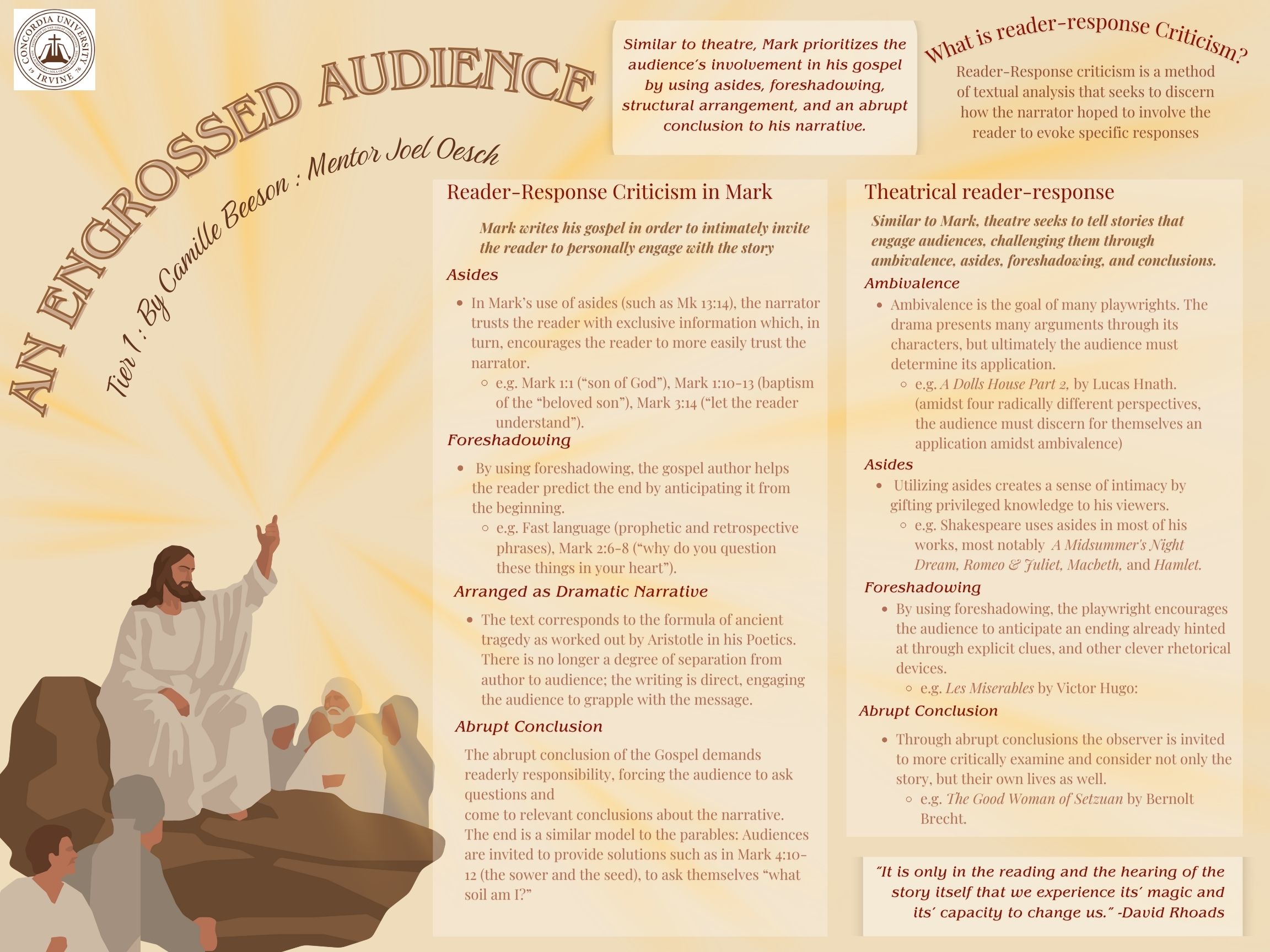 An Engrossed Audience – Camille Beeson